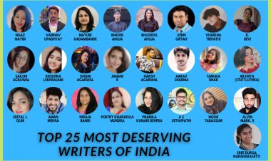 Top 25 Most Deserving Writers of India