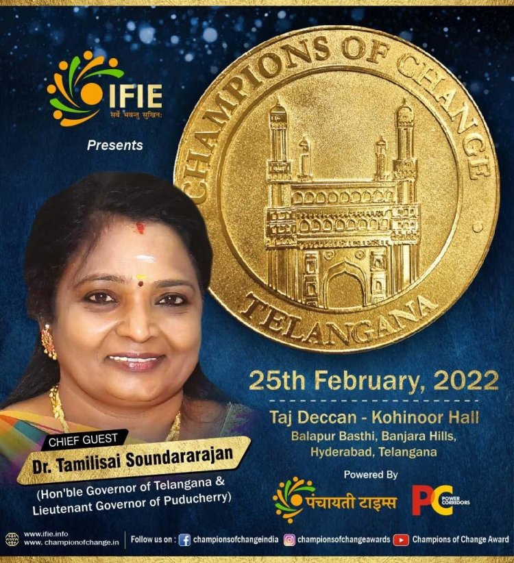 Prestigious Champions of change to rewrite legacy with COC Telangana