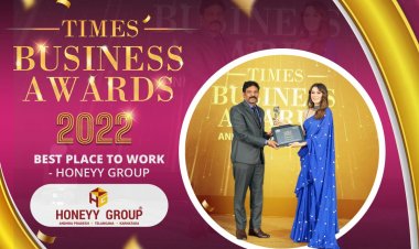 Honeyy Group received the Times Business Awards 2022 for The Best Place to Work.