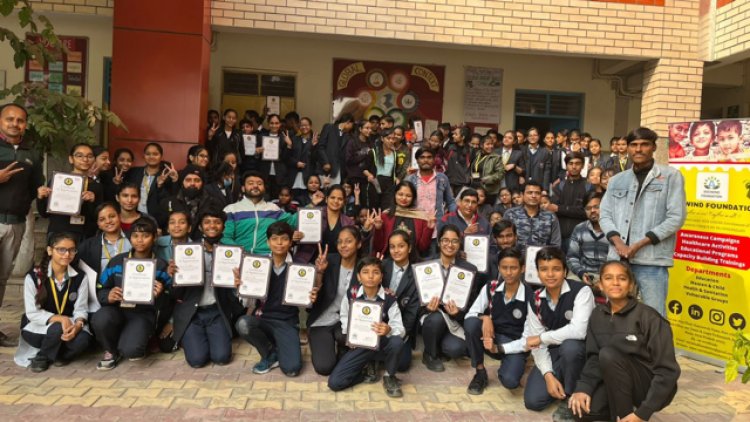 Tremendous Efforts and Remarkable Work by the Sociwind Foundation in creating Awareness on Road Safety in Delhi