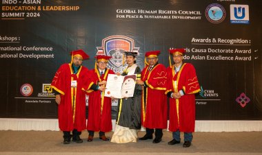 Eesha Agarwal Honored with Doctorate in Fine Arts and Social Media Management by Thames University, Pattaya